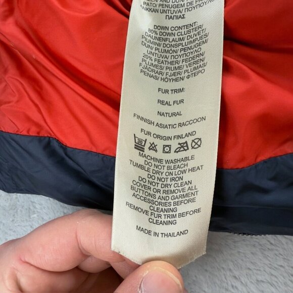 Burberry Navy Blue Down Puffer Jacket Men’s Size S - Picture 2 of 15